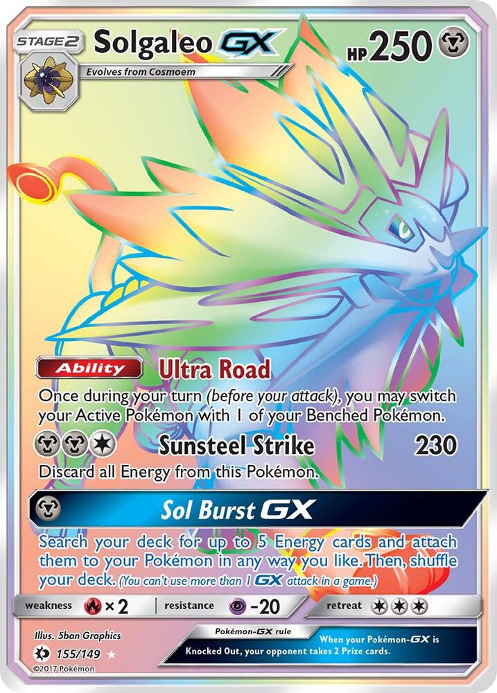 Solgaleo GX (Secret) - SM Base Set