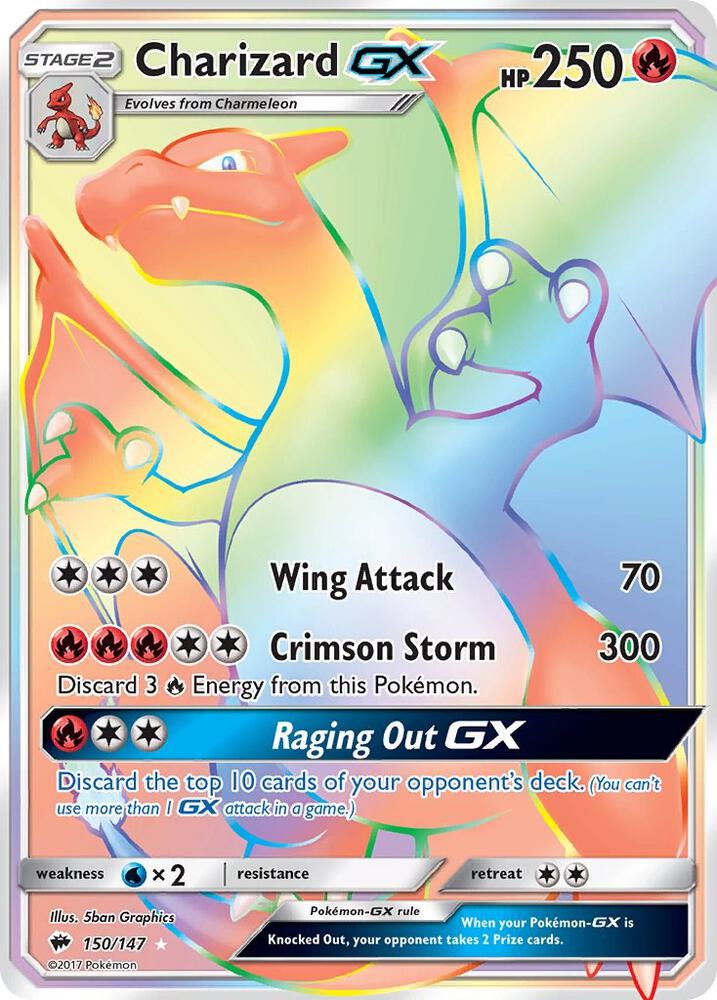 Charizard GX (Secret) - SM - Burning Shadows
