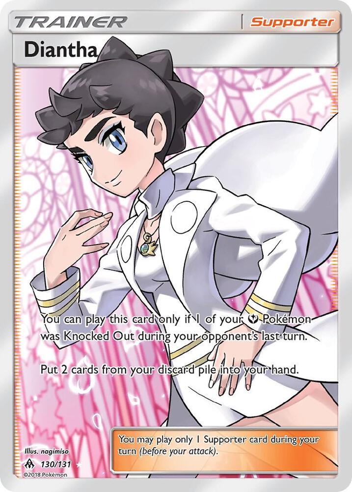 Diantha (Full Art) - SM - Forbidden Light