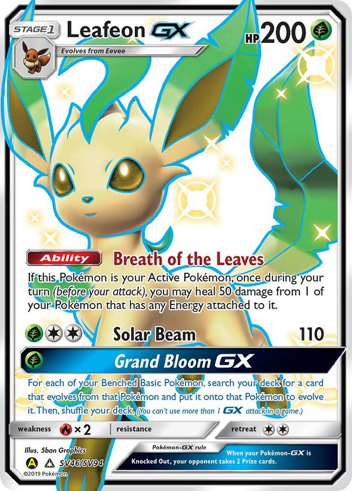 Leafeon GX - Hidden Fates: Shiny Vault