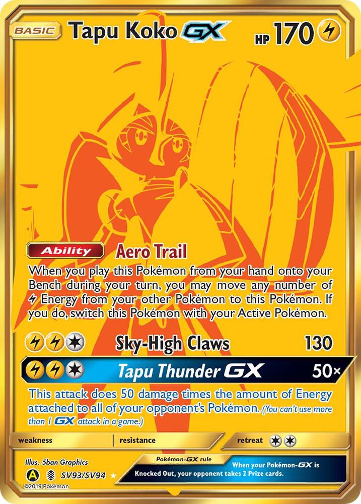 Tapu Koko GX - Hidden Fates: Shiny Vault