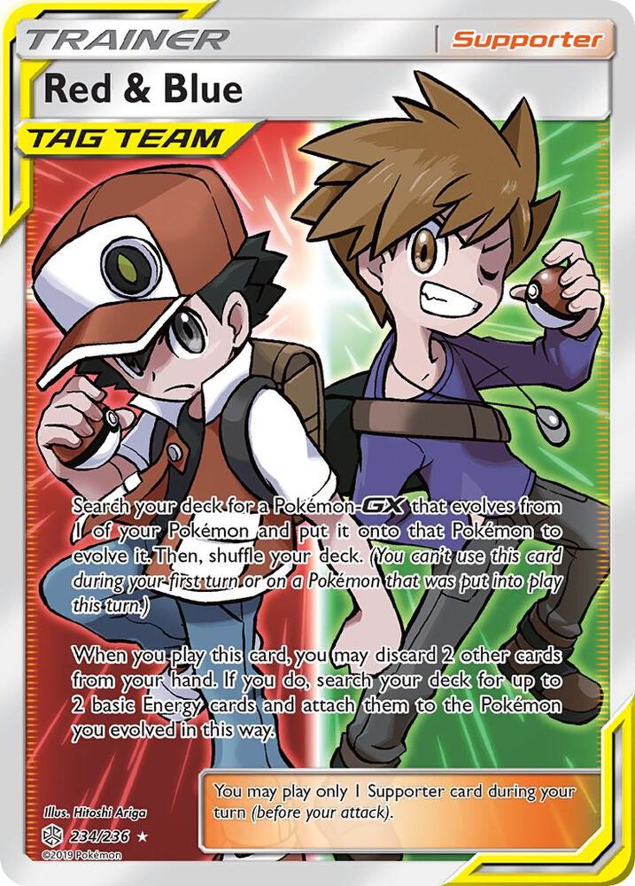 Red & Blue (Full Art) - SM - Cosmic Eclipse