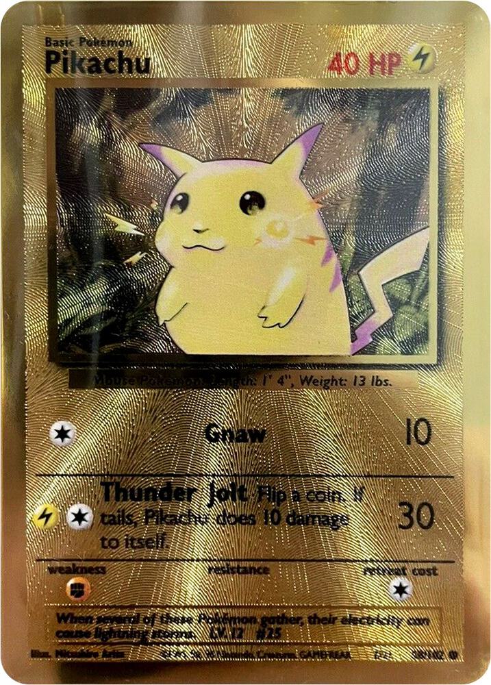 Pikachu - 58/102 (Celebrations Metal Card) - Miscellaneous Cards & Products