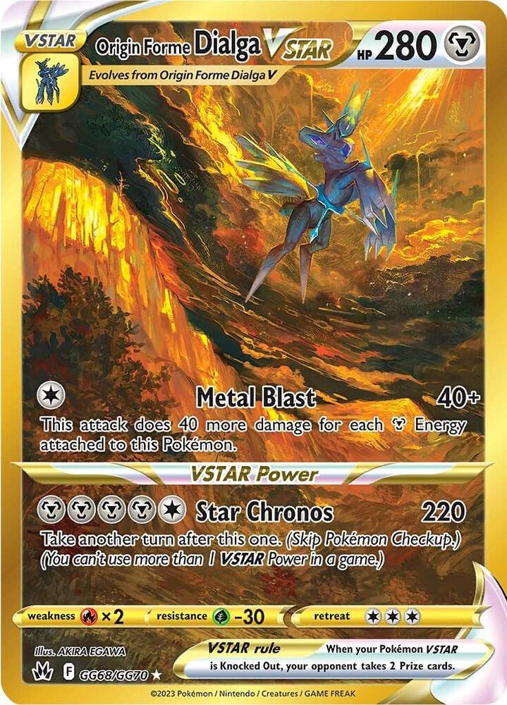 Origin Forme Dialga VSTAR (Secret) - SWSH: Crown Zenith: Galarian Gallery