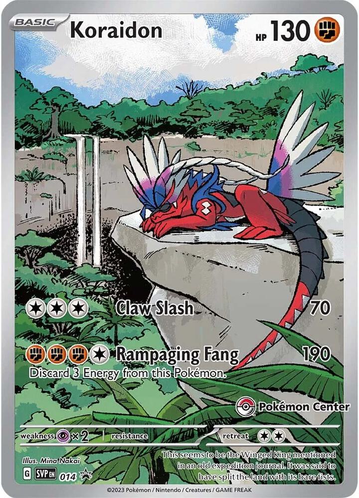 Koraidon - 014 (Pokemon Center Exclusive) - SV: Scarlet & Violet Promo Cards