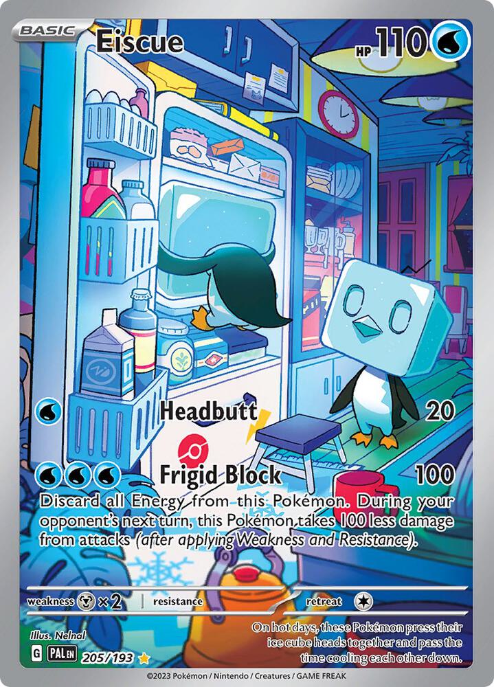 Eiscue - 205/193 - SV02: Paldea Evolved