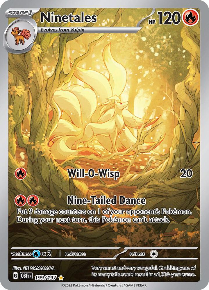Ninetales -199/197 - SV03: Obsidian Flames