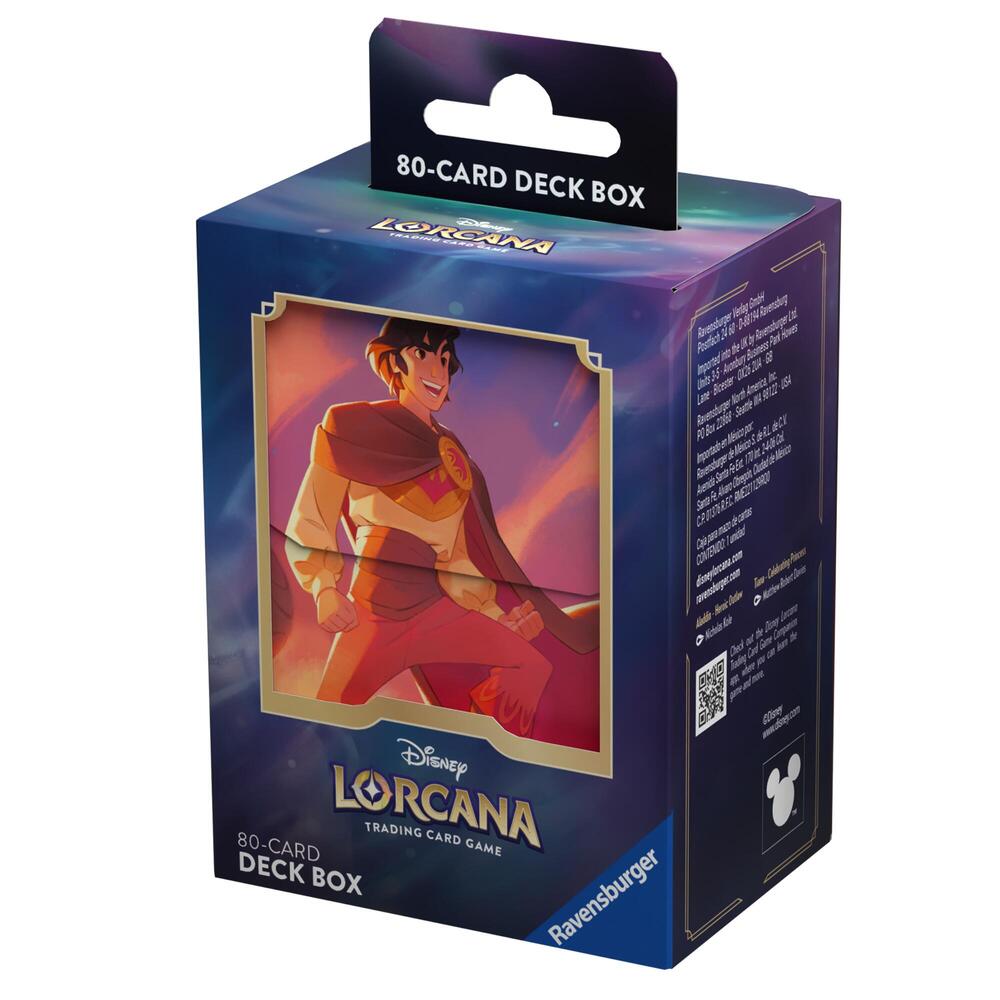 Disney Lorcana Deck Box - Aladdin - Heroic Outlaw - Ravensburger Deck Boxes