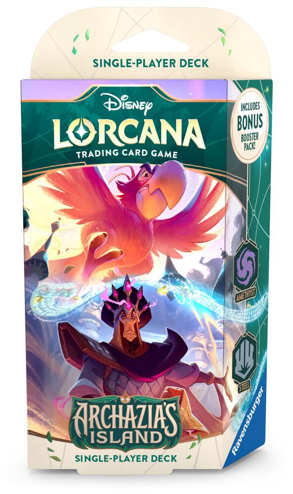 Disney Lorcana: Archazia's Island Starter Deck (Amethyst & Steel) - Archazia's Island