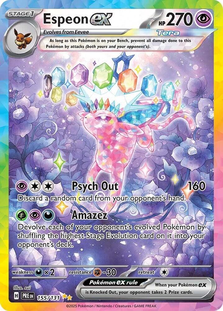 Espeon ex - 155/131 - SV: Prismatic Evolutions