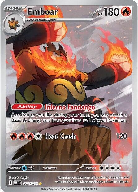 Emboar - 098/086 - SV: White Flare