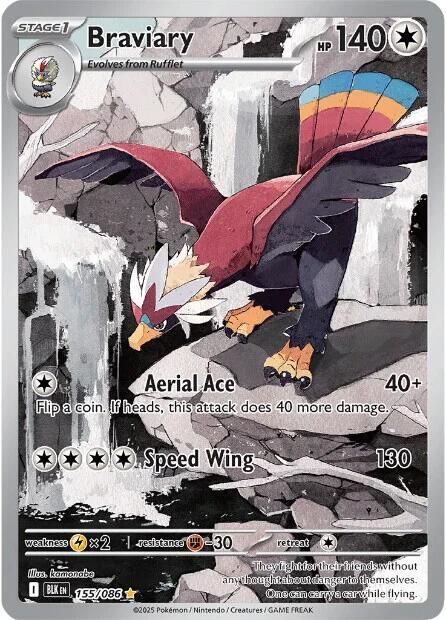 Braviary - 155/086 - SV: Black Bolt