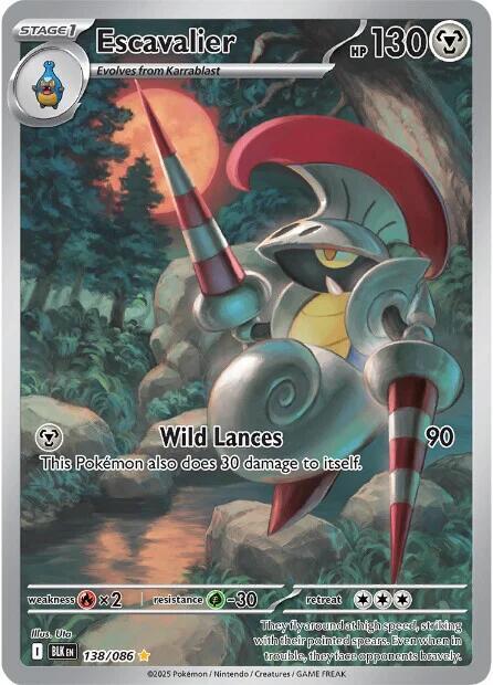 Escavalier - 138/086 - SV: Black Bolt