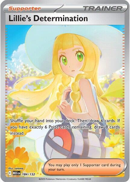 Lillie's Determination - 184/132 - ME01: Mega Evolution