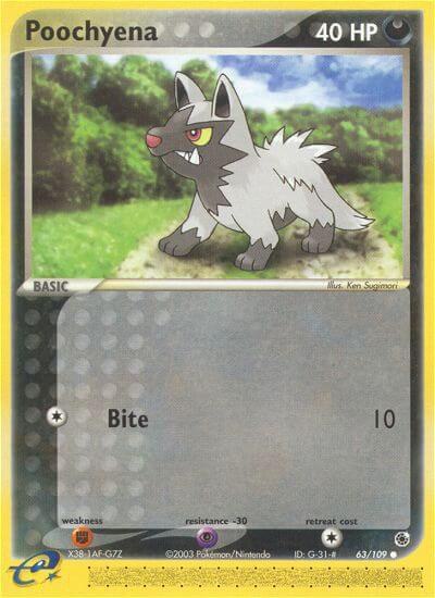Poochyena - 63/109 - Ruby and Sapphire