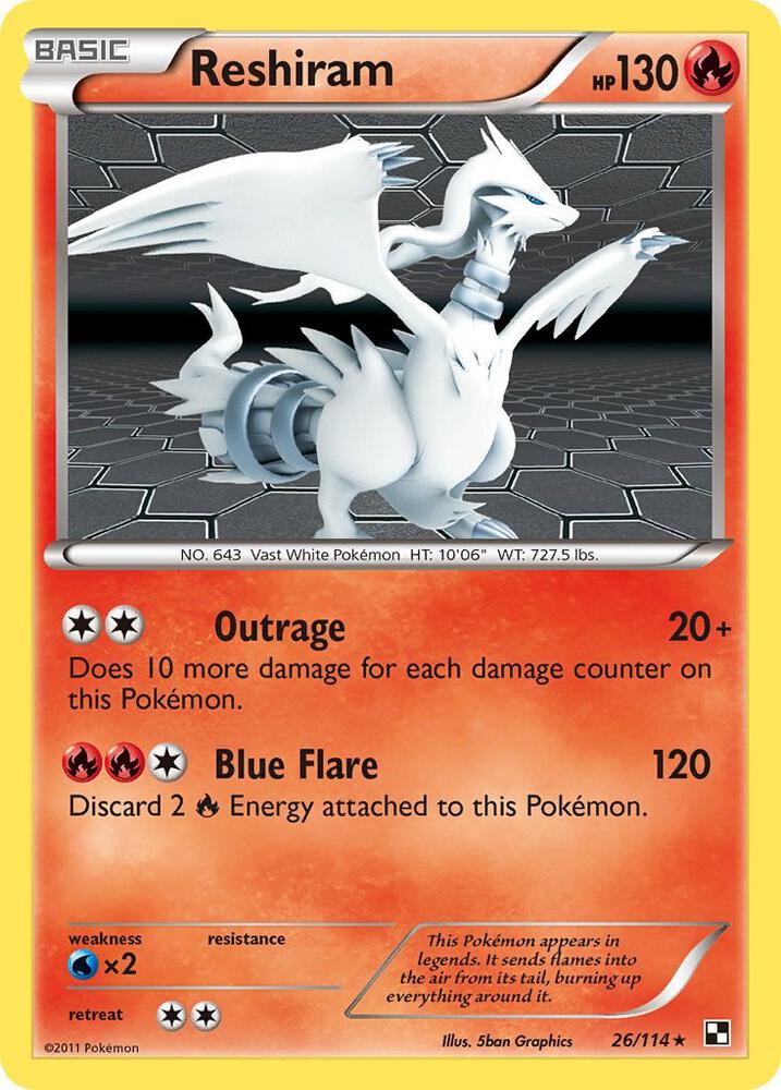 Reshiram - Black and White