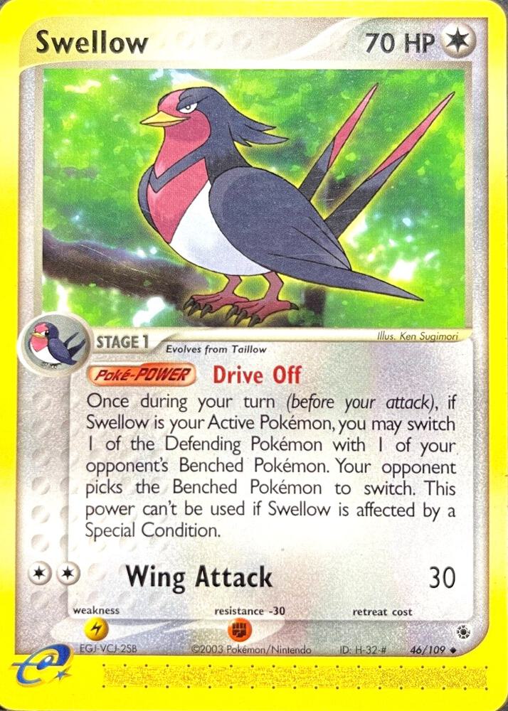 Swellow - Ruby and Sapphire