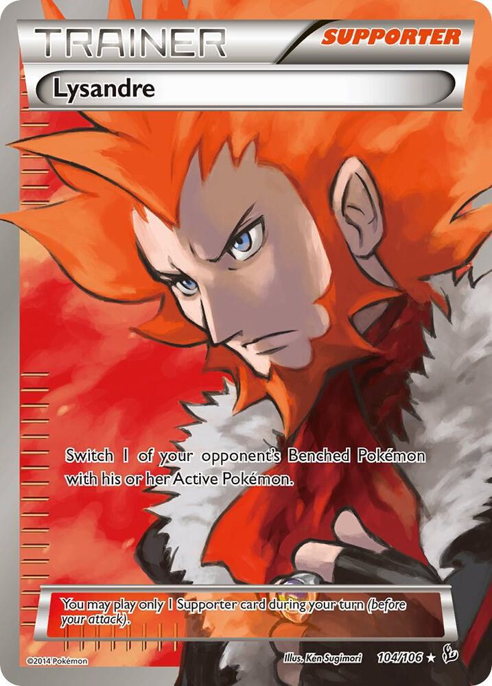 Lysandre (104 Full Art) - XY - Flashfire