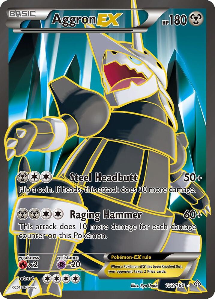 Aggron EX (153 Full Art) - XY - Primal Clash