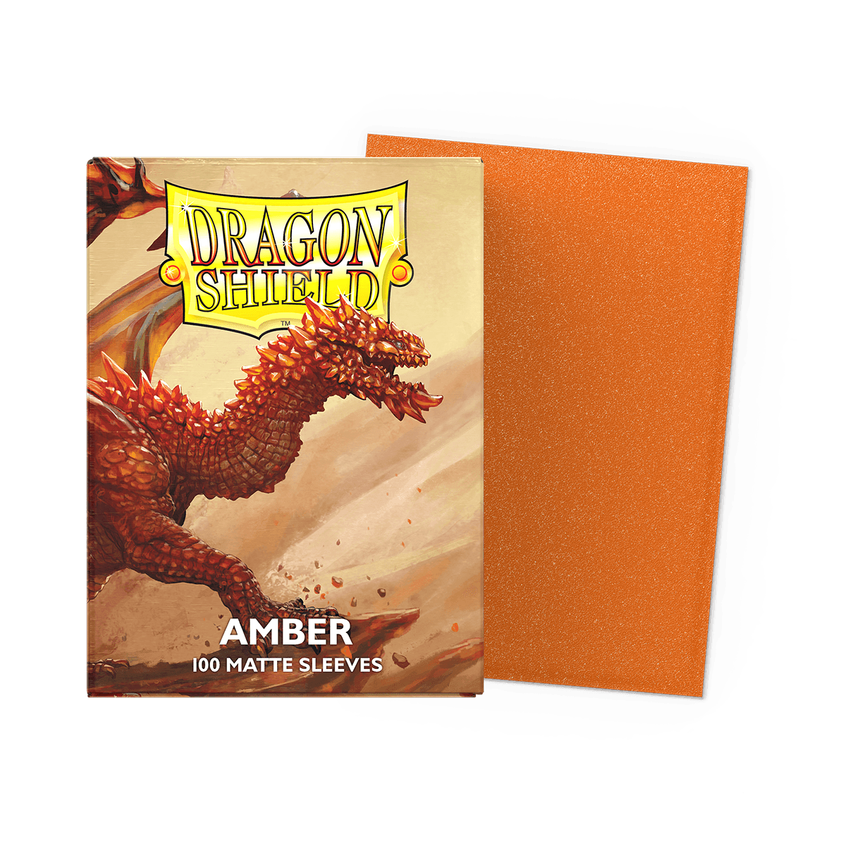 Dragon Shield Sleeves Matte Amber