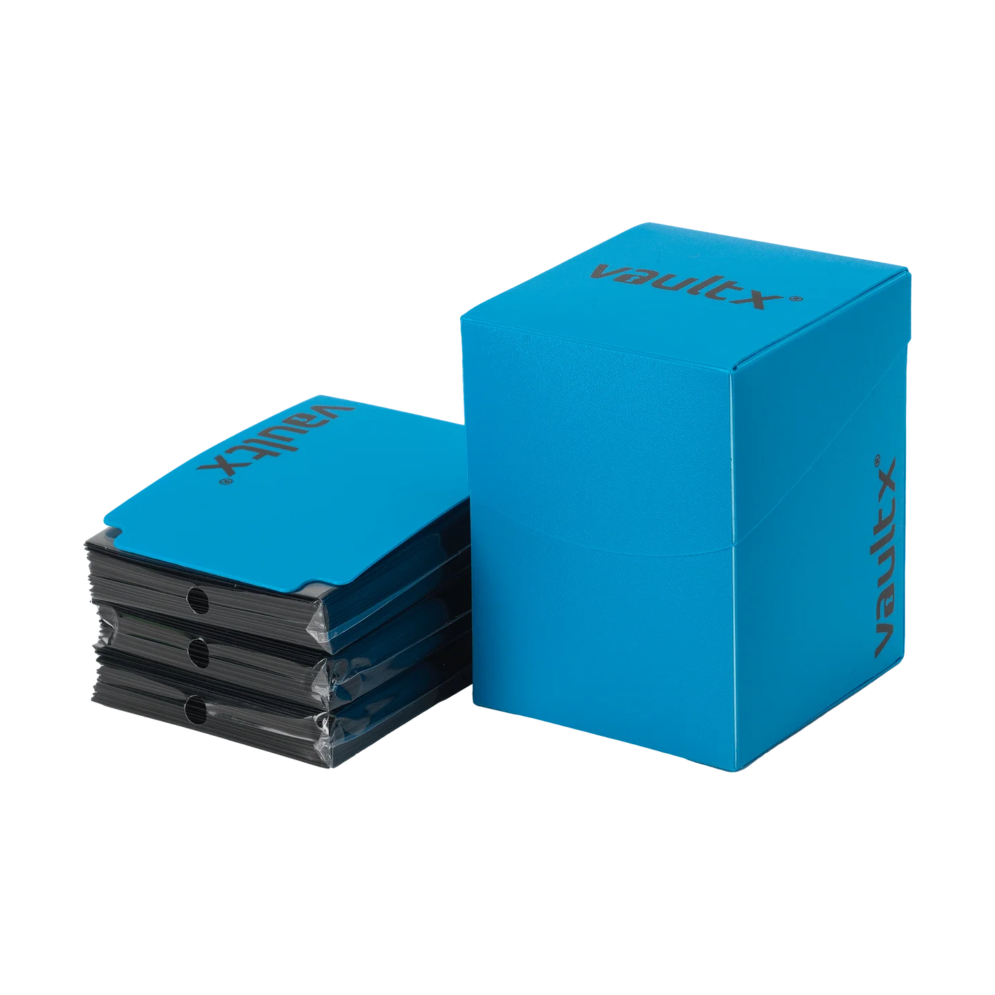 Vault X Large Deck Box 100+ with 150 Sleeves Blue