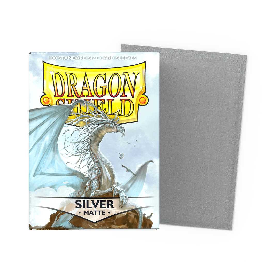Dragon Shield Sleeves Matte Silver