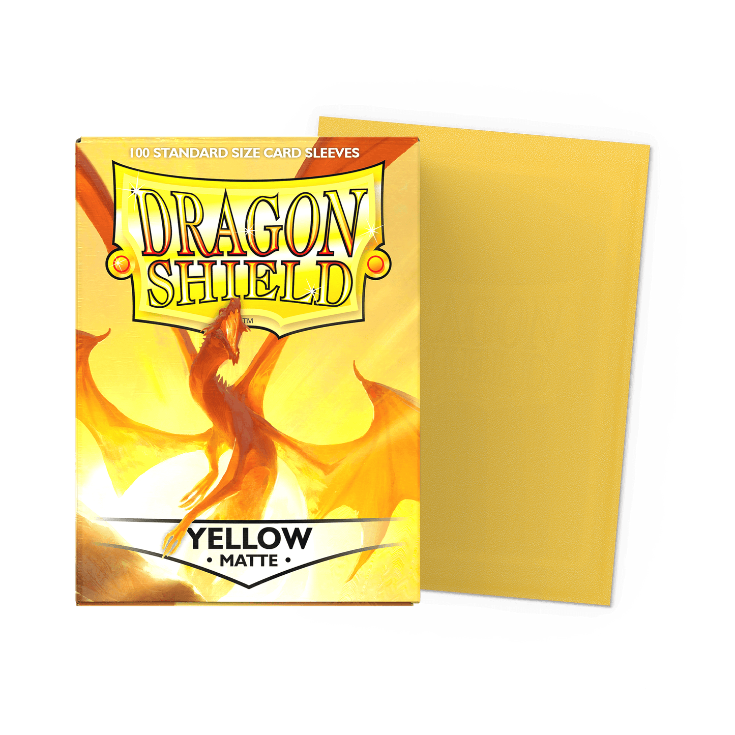 Dragon Shield Sleeves Matte Yellow