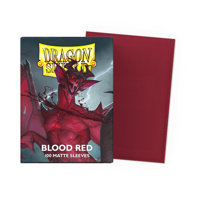 Dragon Shield Sleeves Matte Blood Red