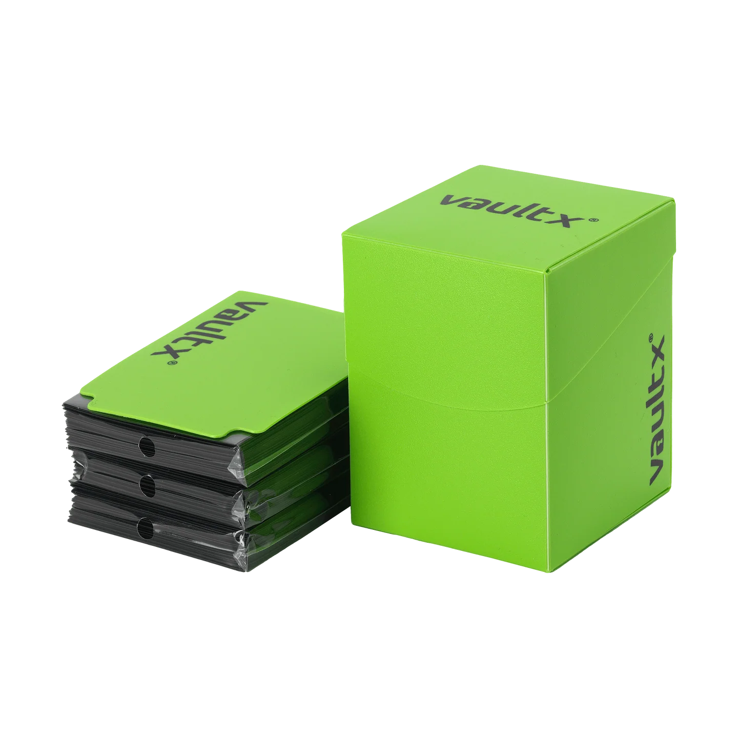 Vault X Large Deck Box 100+ with 150 Sleeves Green