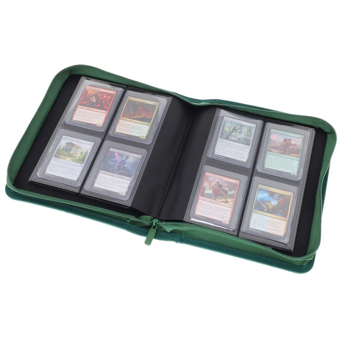 Z-Folio 4-Pocket LX Toploaders Binder Green
