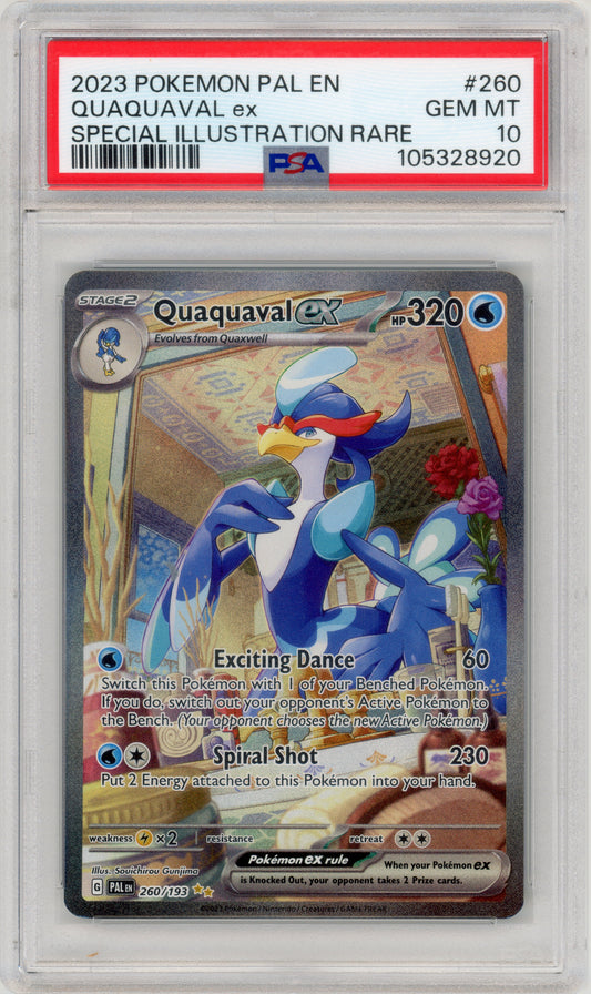 2023 Quaquaval ex 260 Paldea Evolved PSA 10 105328920