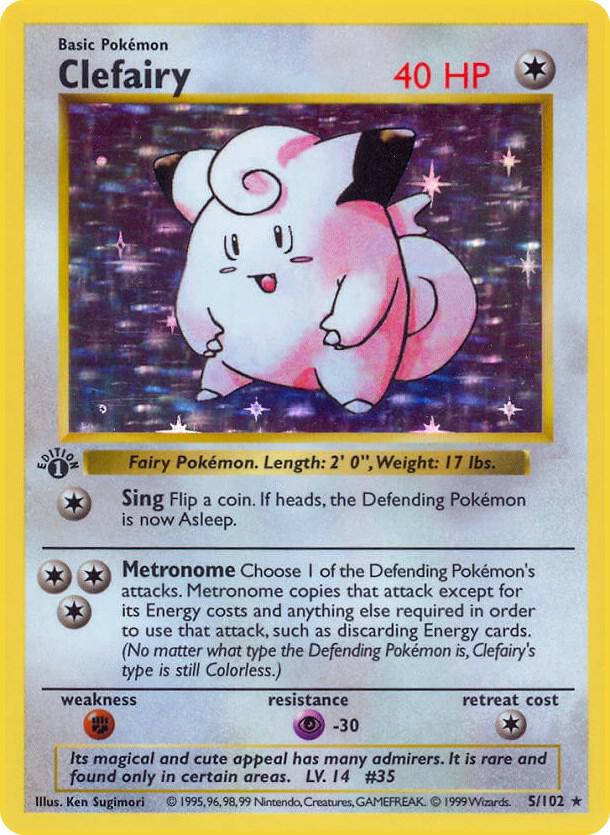 Clefairy - Base Set (Shadowless)
