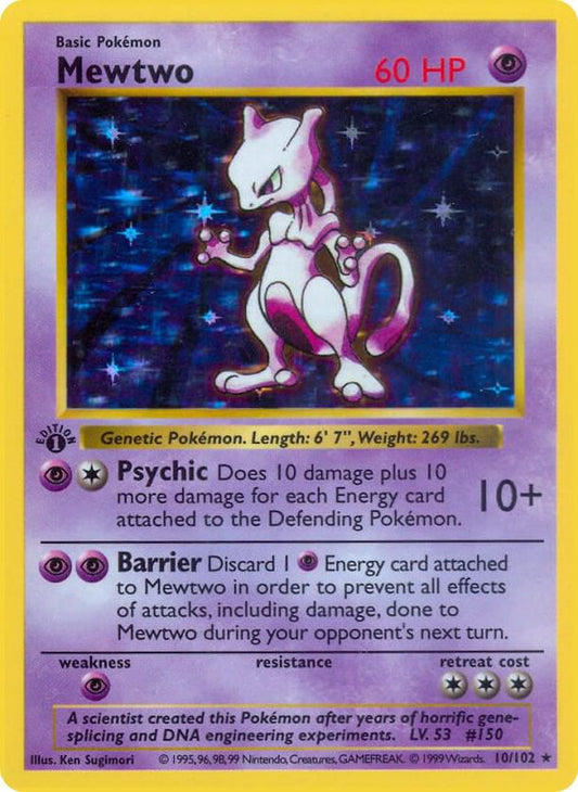 Mewtwo - Base Set (Shadowless)