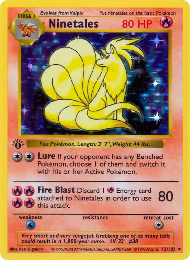 Ninetales - Base Set (Shadowless)