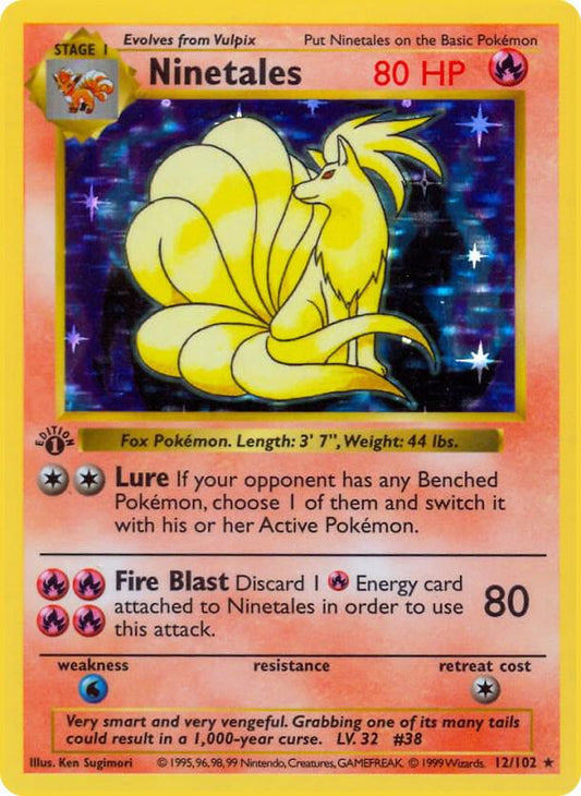 Ninetales - Base Set (Shadowless)