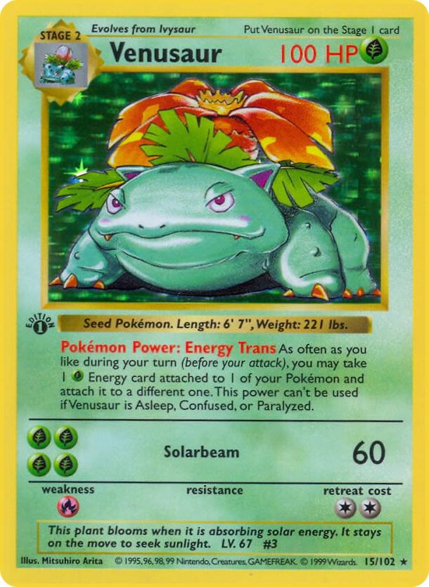 Venusaur - Base Set (Shadowless)