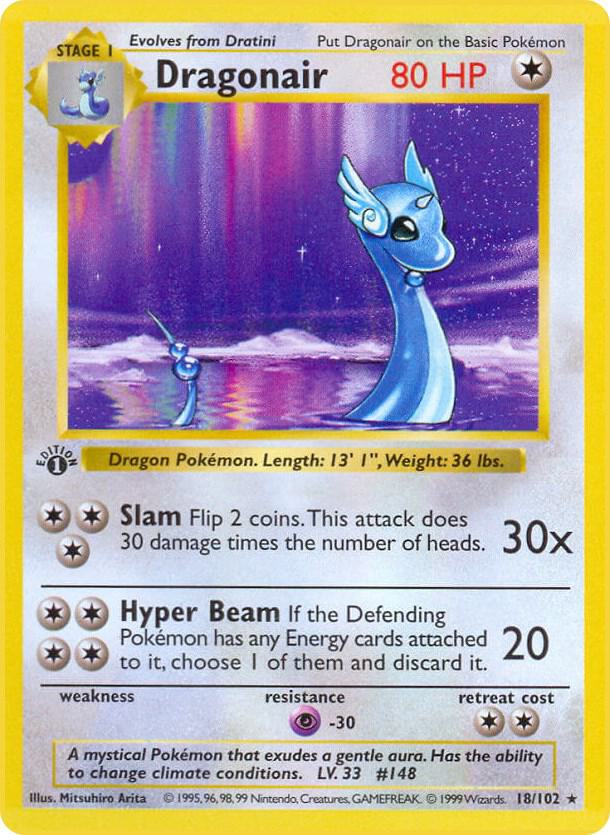 Dragonair - Base Set (Shadowless)