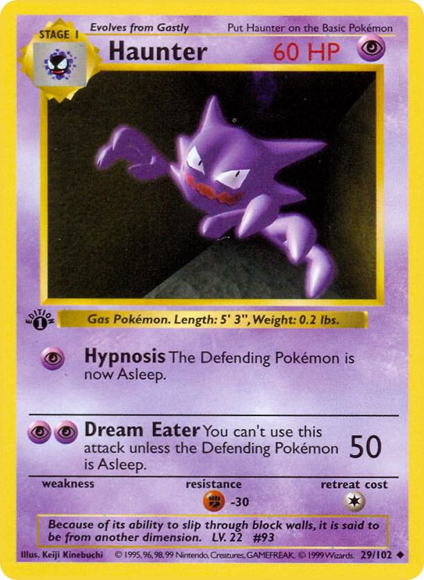 Haunter - Base Set (Shadowless)