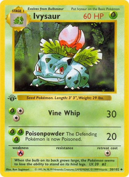 Ivysaur - Base Set (Shadowless)