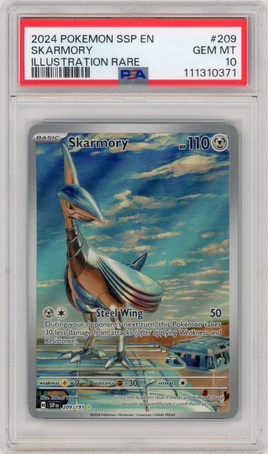 2024 Skarmory 209 Surging Sparks PSA 10 111310371