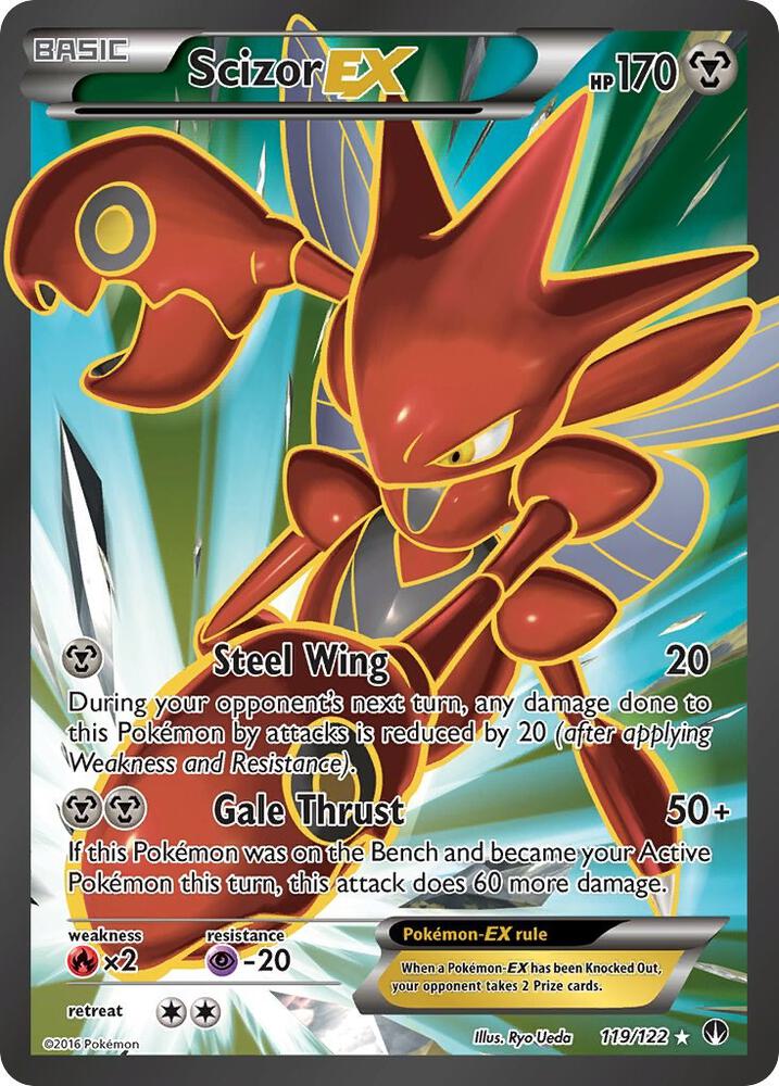 Scizor EX (Full Art) - XY - BREAKpoint