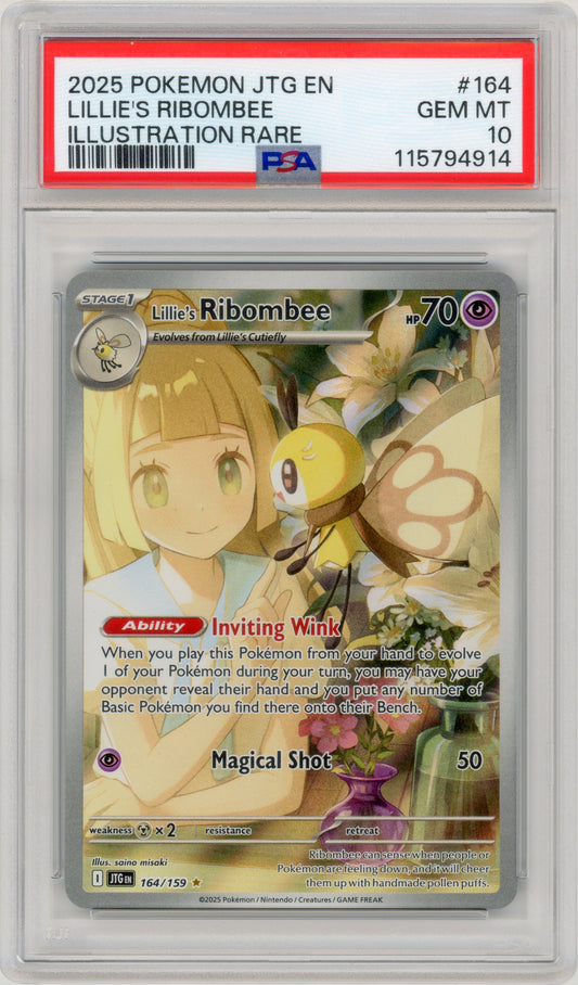 2025 Lillie's Ribombee 164 Journey Together PSA 10 115794914