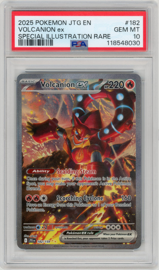 2025 Volcanion ex 182 Journey Together PSA 10 118548030