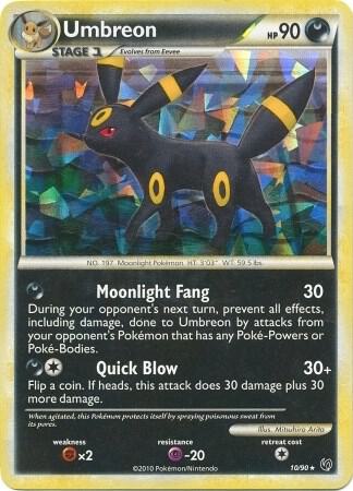Umbreon - 10/90 (Cracked Ice Holo) - Deck Exclusives