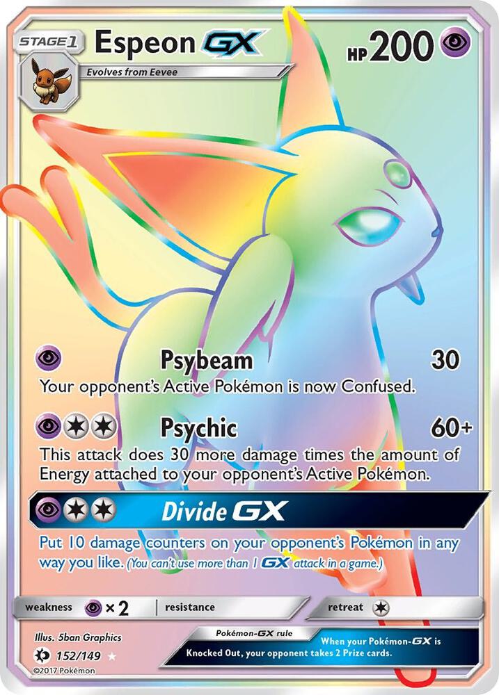 Espeon GX (Secret) - SM Base Set