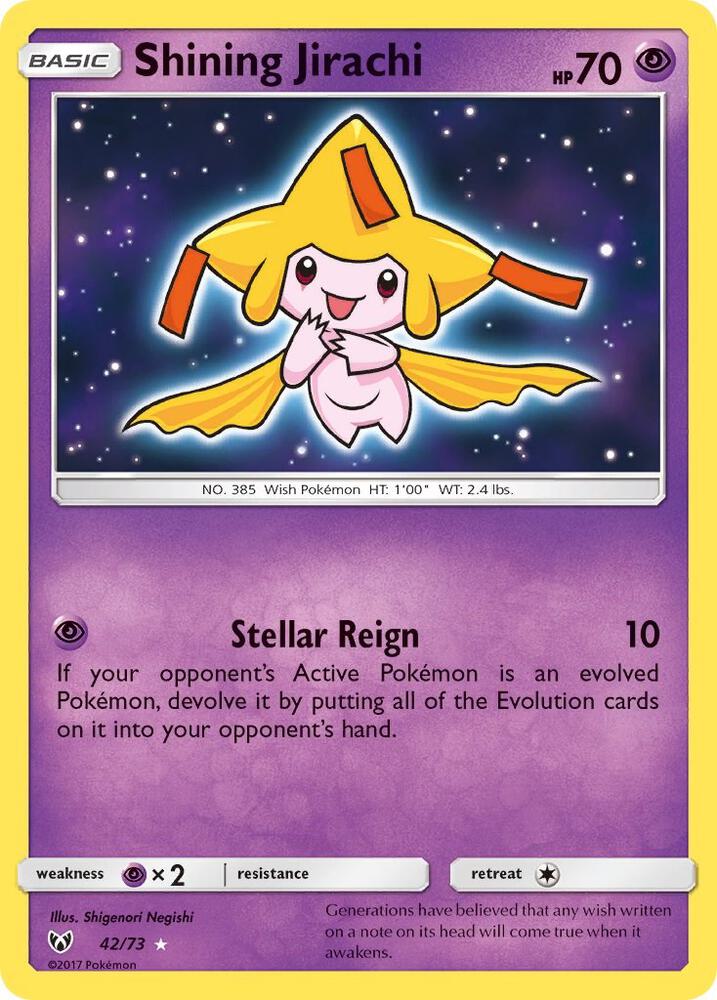 Shining Jirachi - Shining Legends