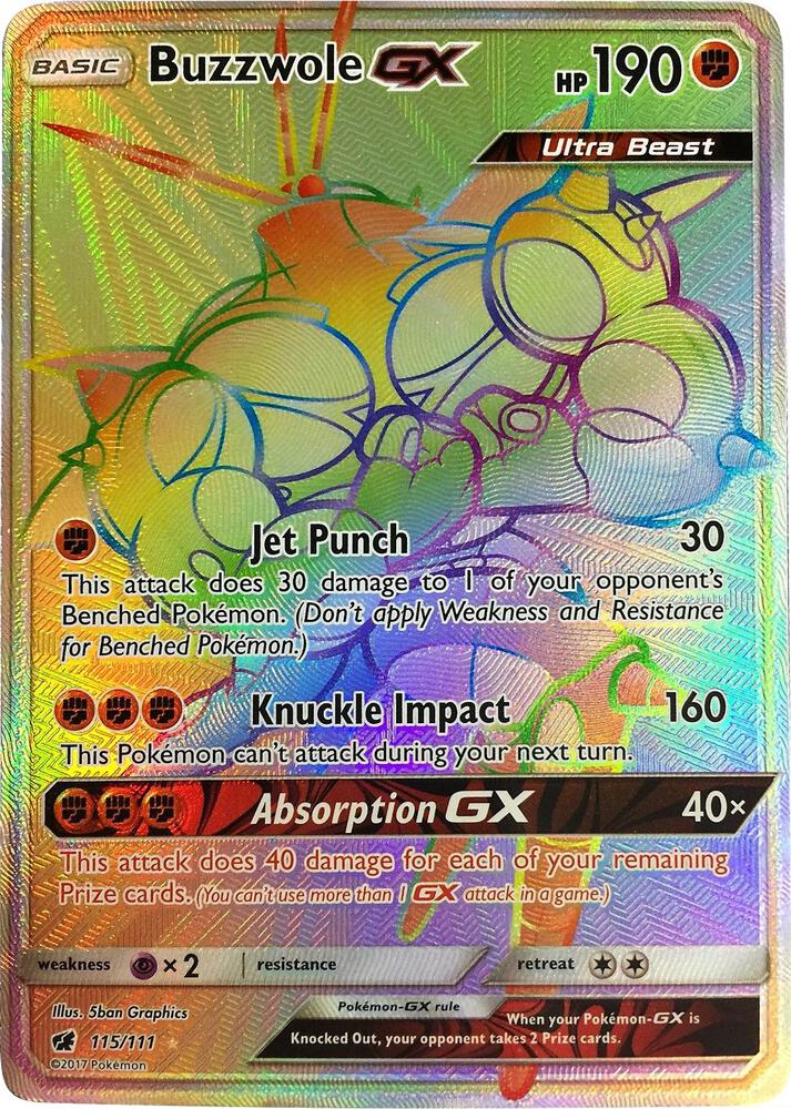 Buzzwole GX (Secret) - SM - Crimson Invasion