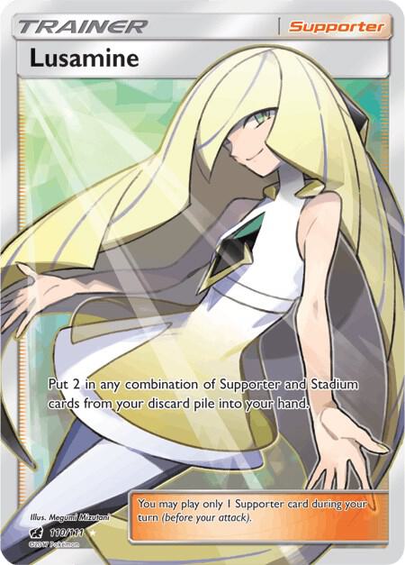 Lusamine (Full Art) - SM - Crimson Invasion