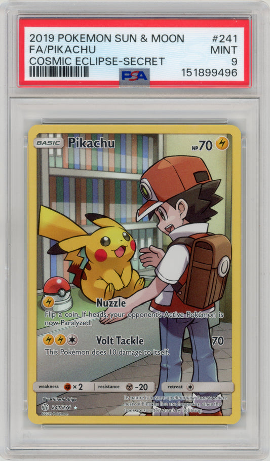 2019 Pikachu 241 Cosmic Eclipse  PSA 9 151899496