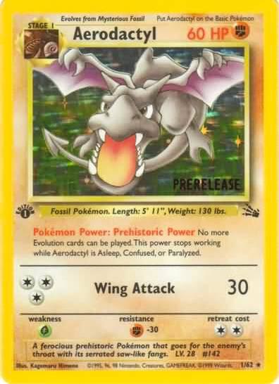 Aerodactyl (Prerelease) - WoTC Promo